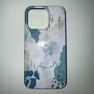 Stylish Blue and Gold Phone Case